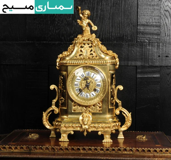 خرید ساعت برنزی رومیزی